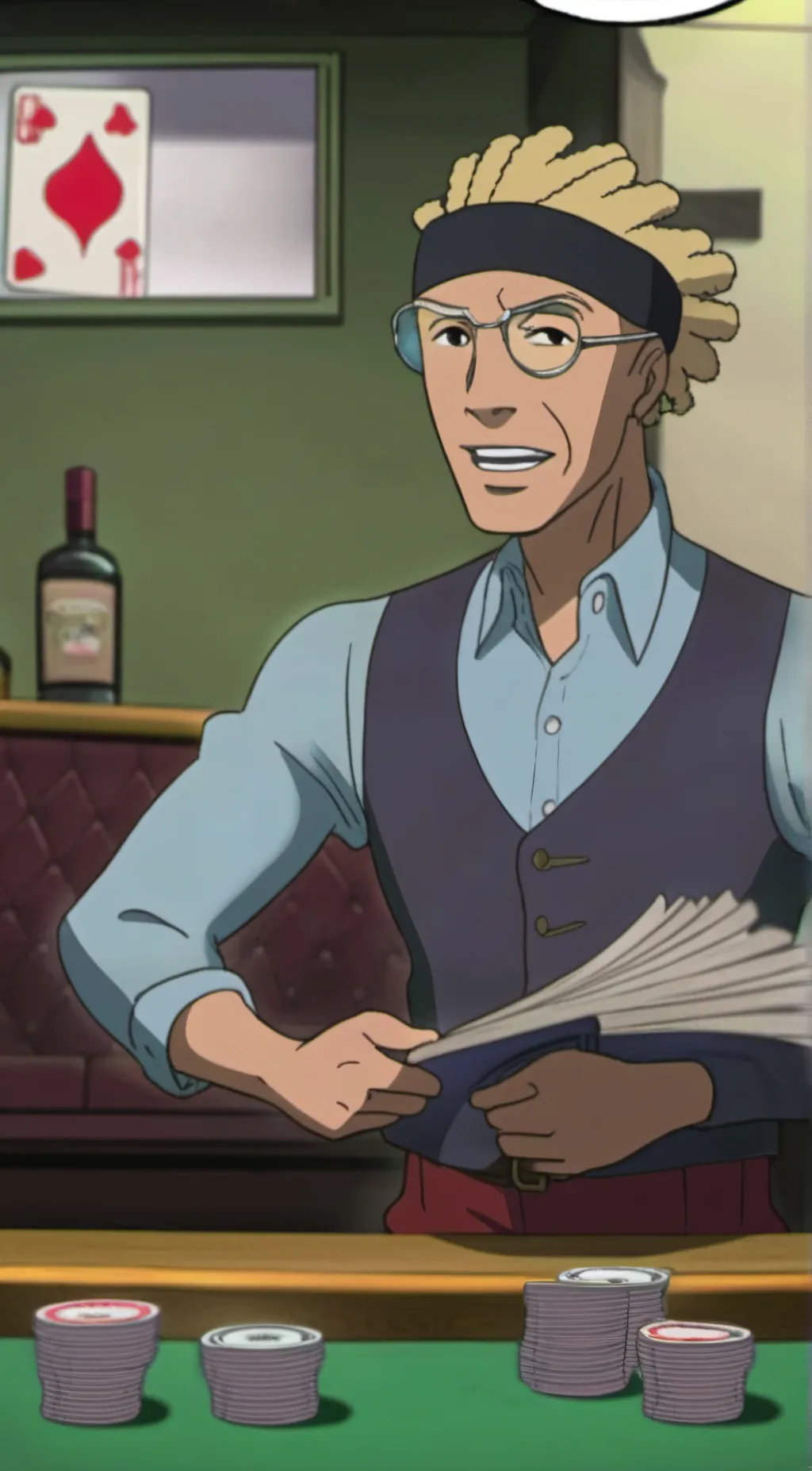 ai character: gin rummy background