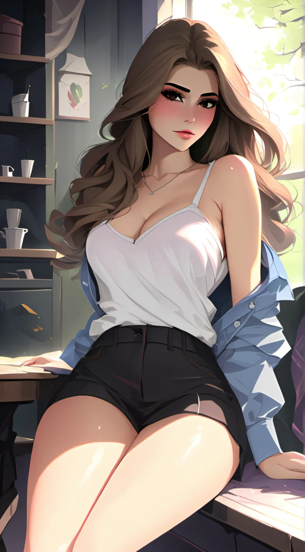 ai character: Cathryn  background