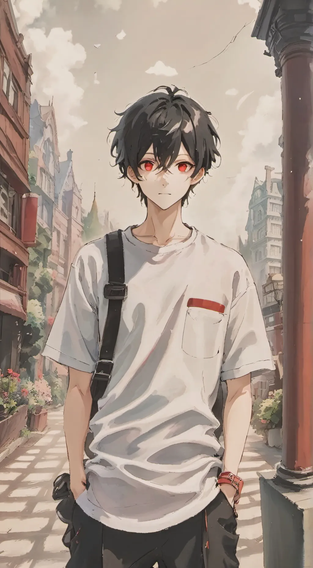 ai character: Leo background