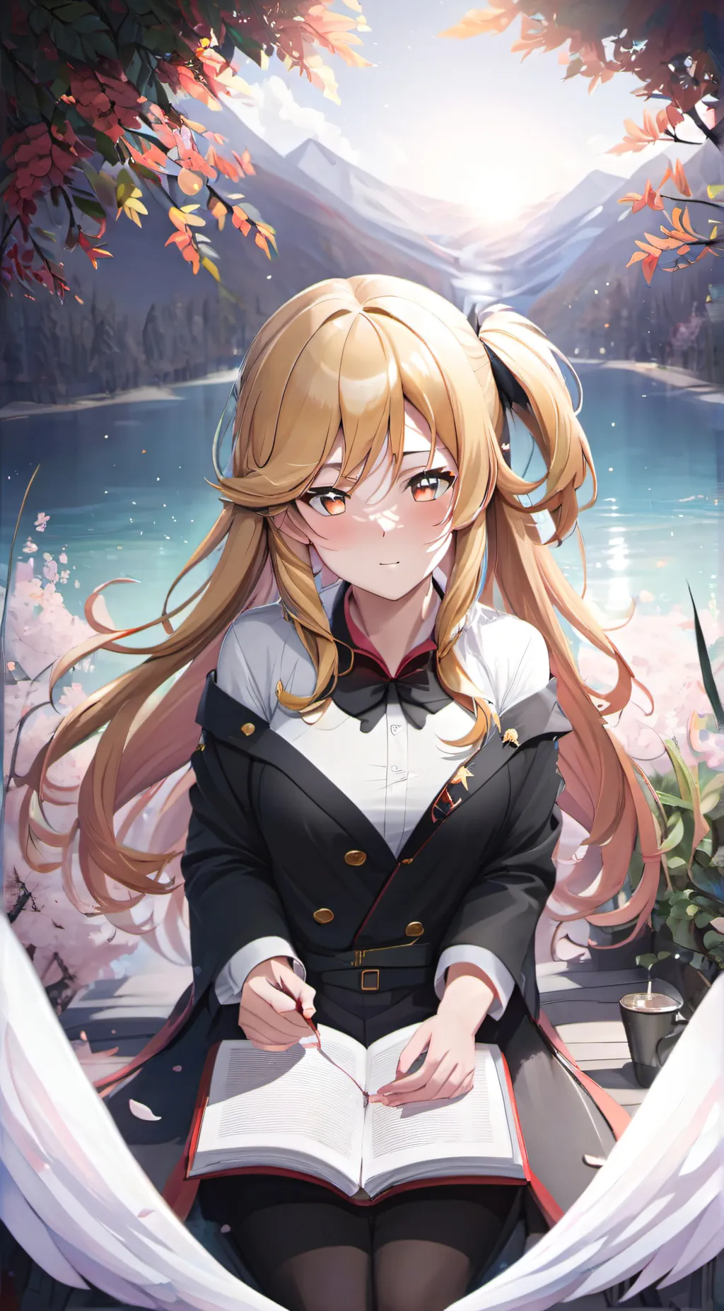 ai character: Miko  background