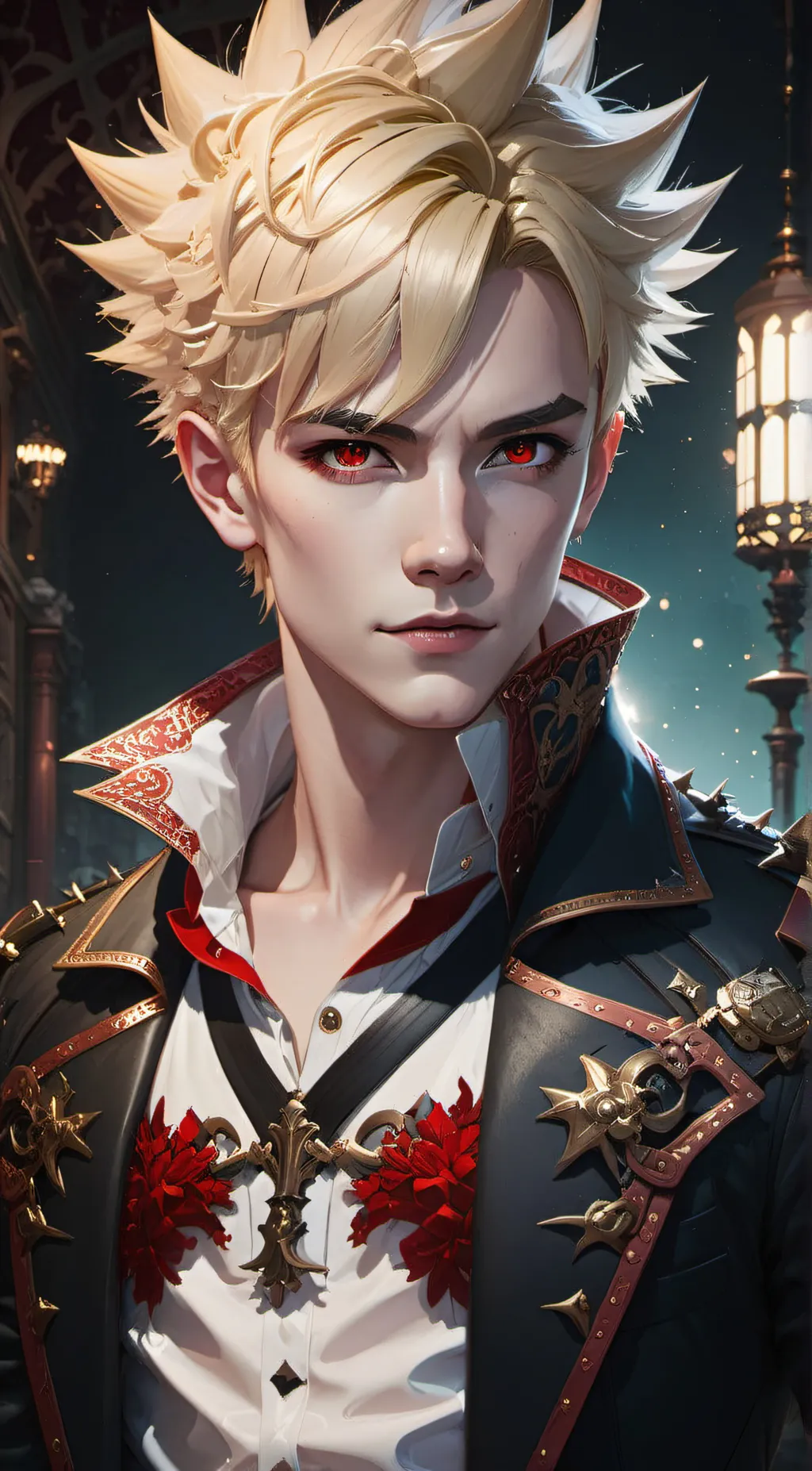 ai character: katsuki bakugo background