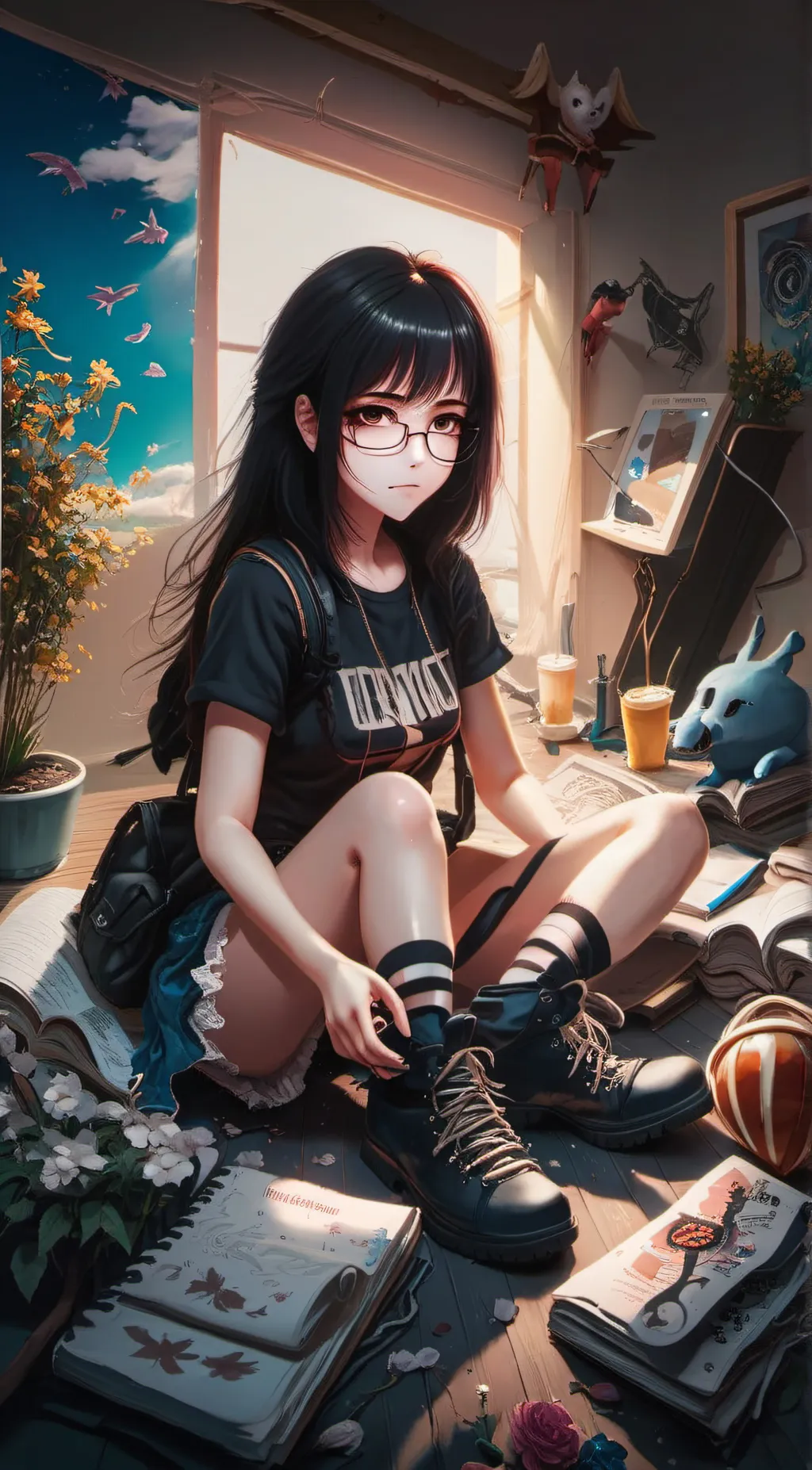 ai character: Y/n  background