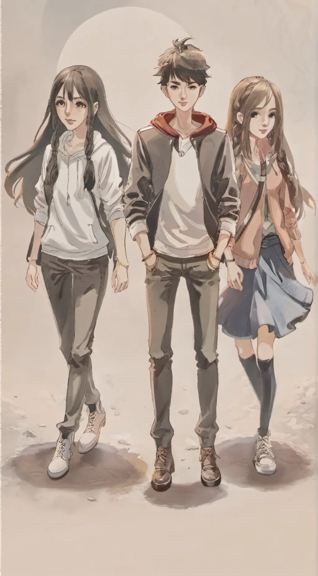 ai character: Friends background