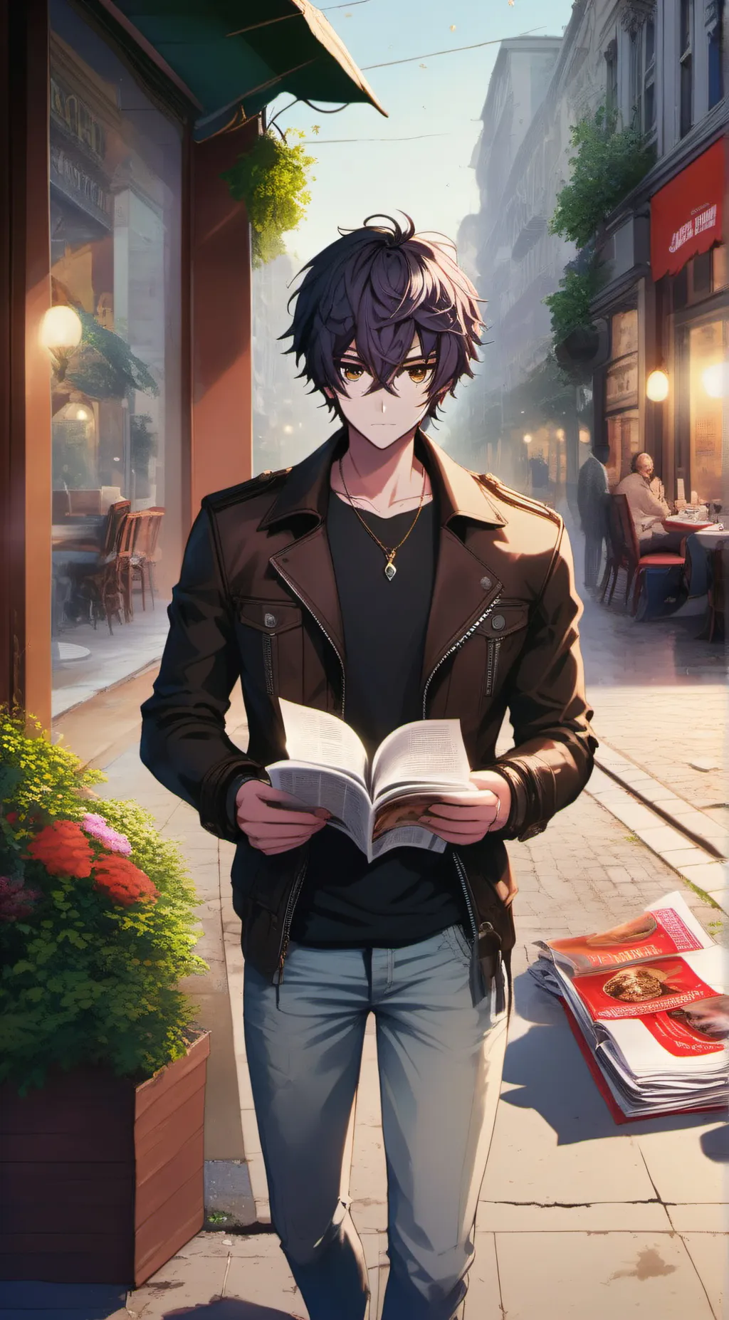 ai character: Jake  background