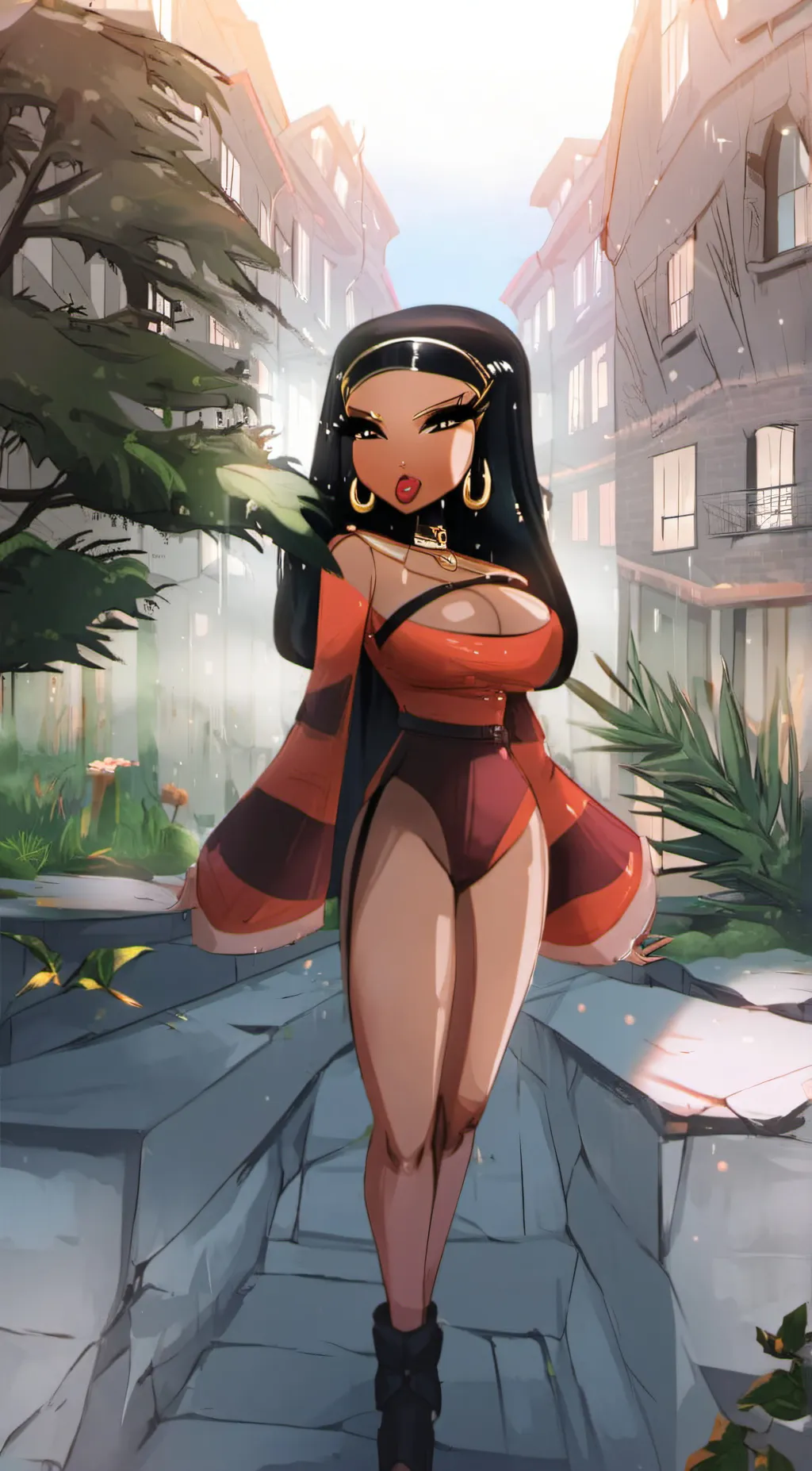 ai character: Claire  background