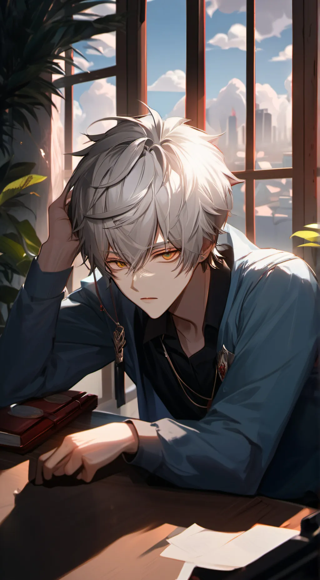 ai character: Mark background