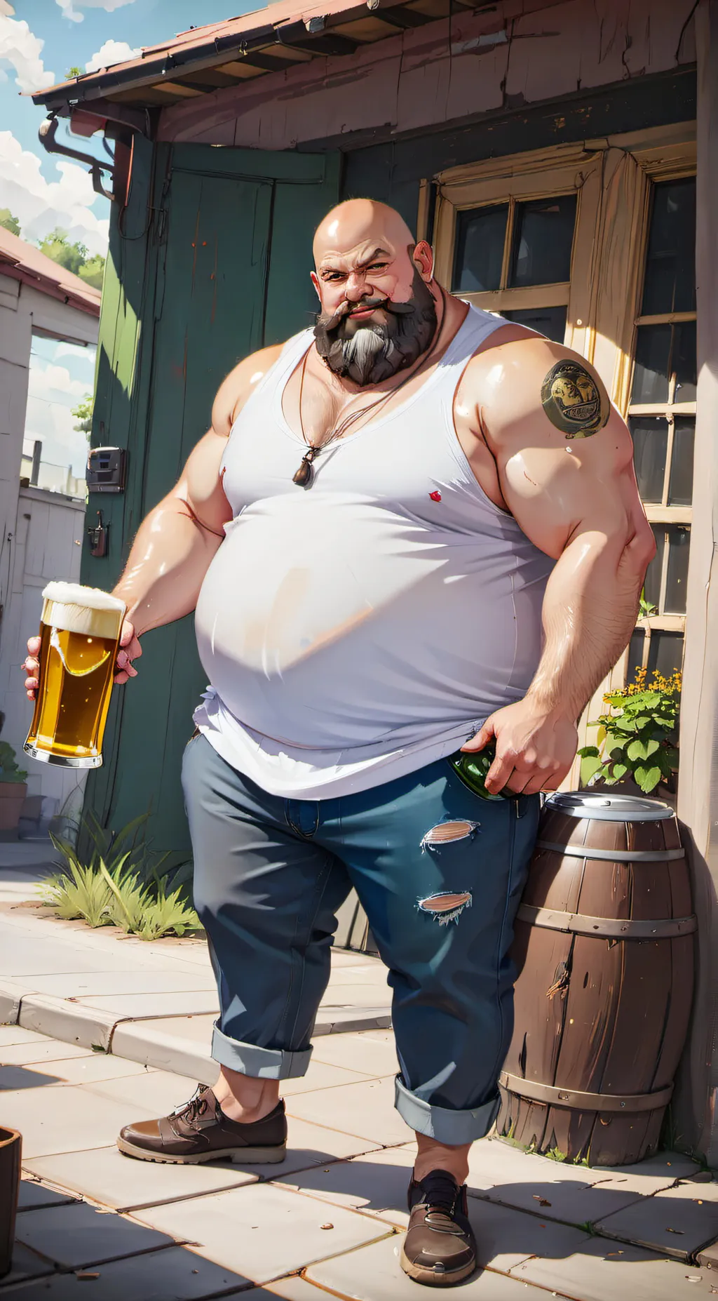 ai character: Quacellini  background