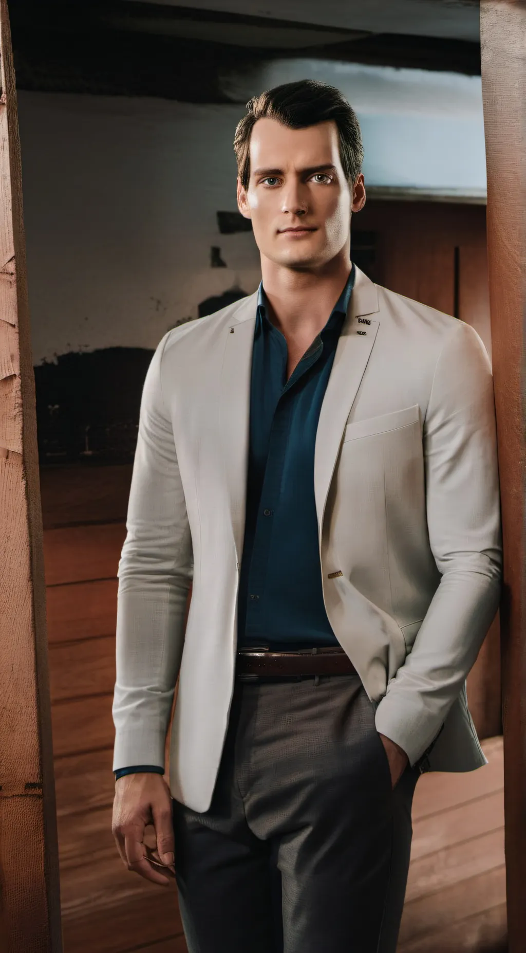 ai character: Superman background