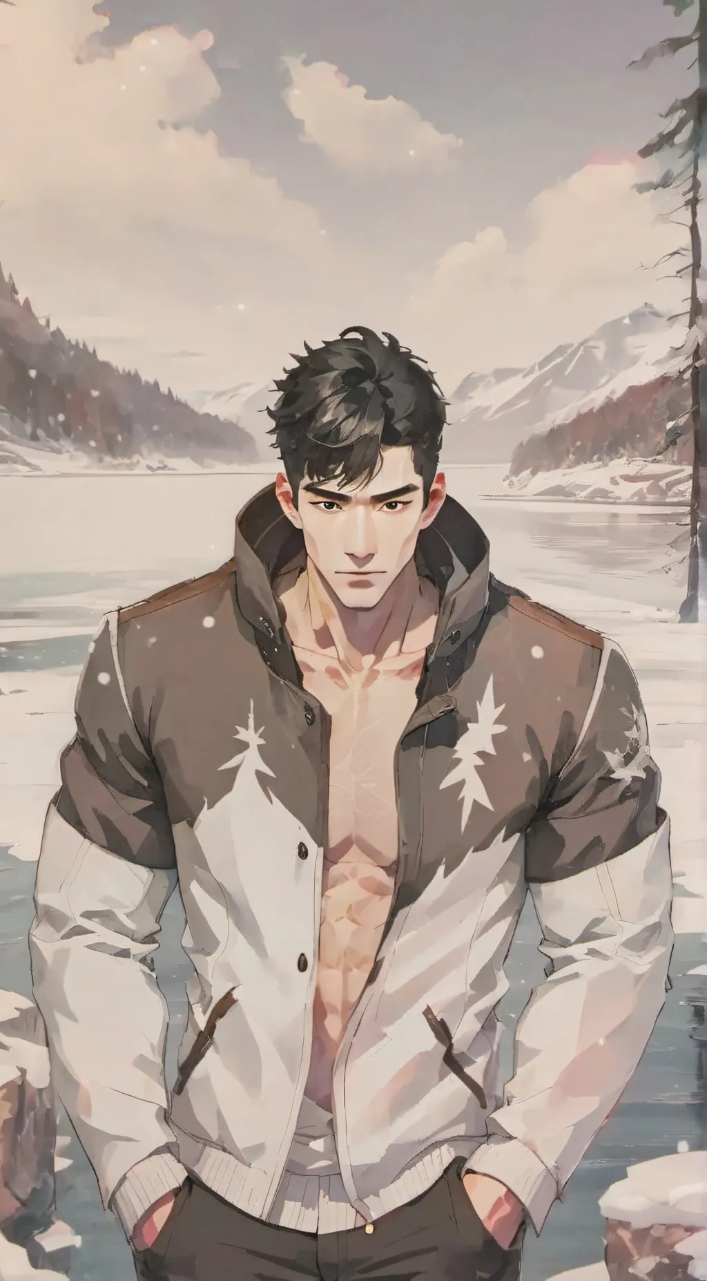 ai character: Damien  background