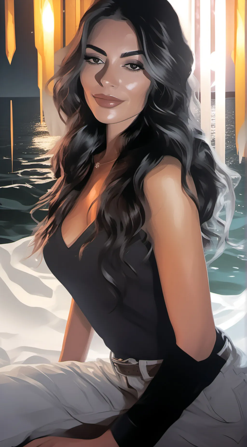 ai character: Larua knozic background