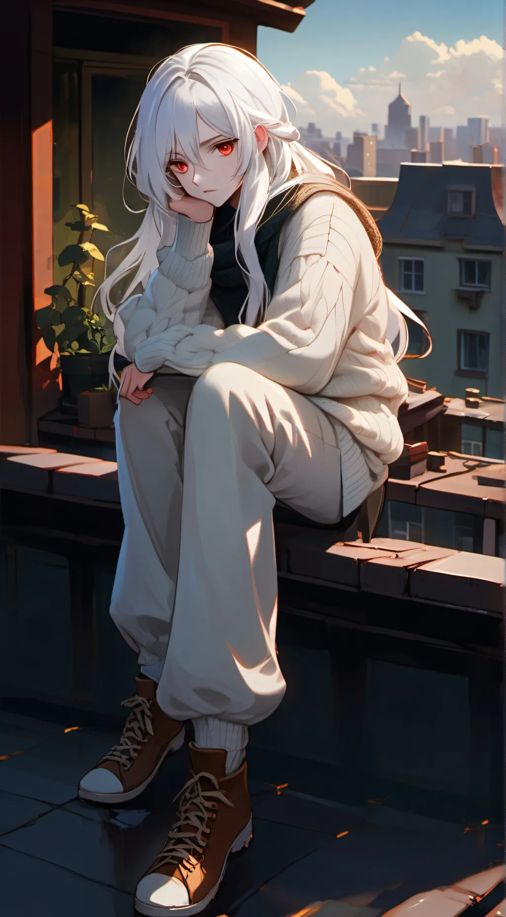 ai character: Rin Azusagawa background