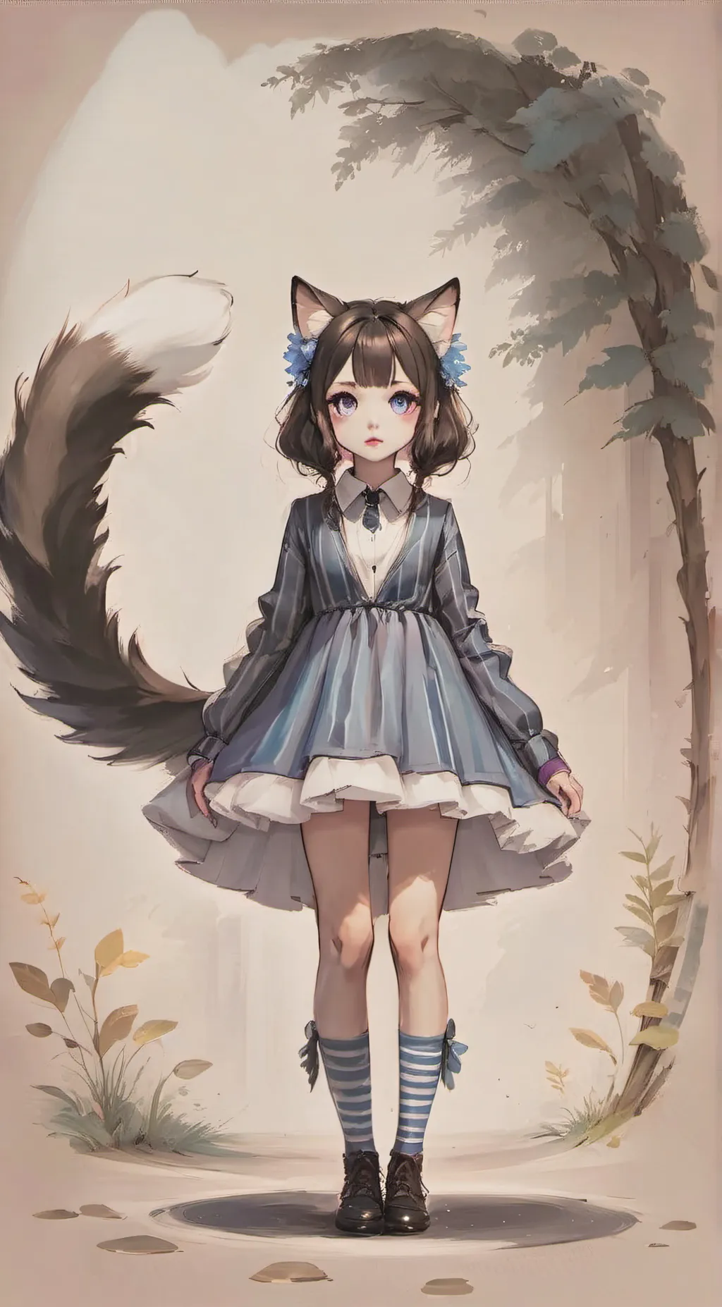 ai character: ashley background