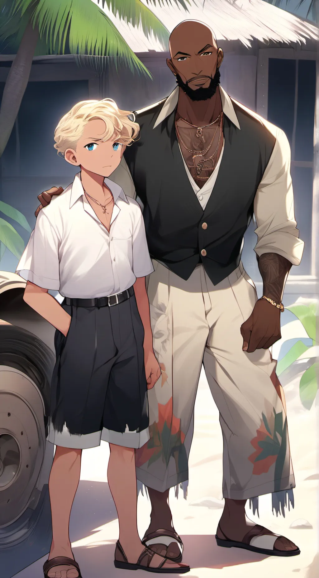 ai character: Phillip & Timothy background