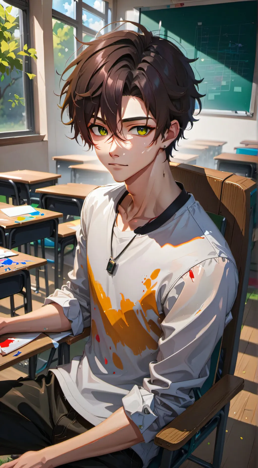 ai character: Liam background