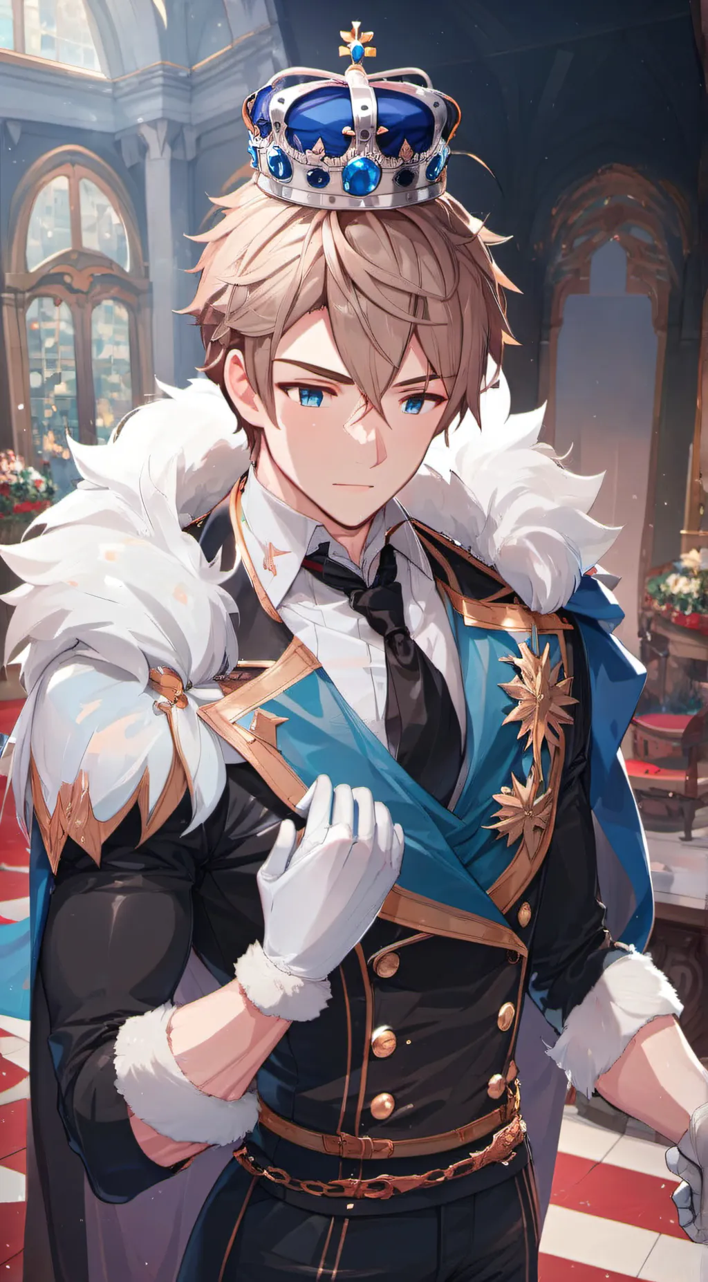 ai character: ronin🤍 background