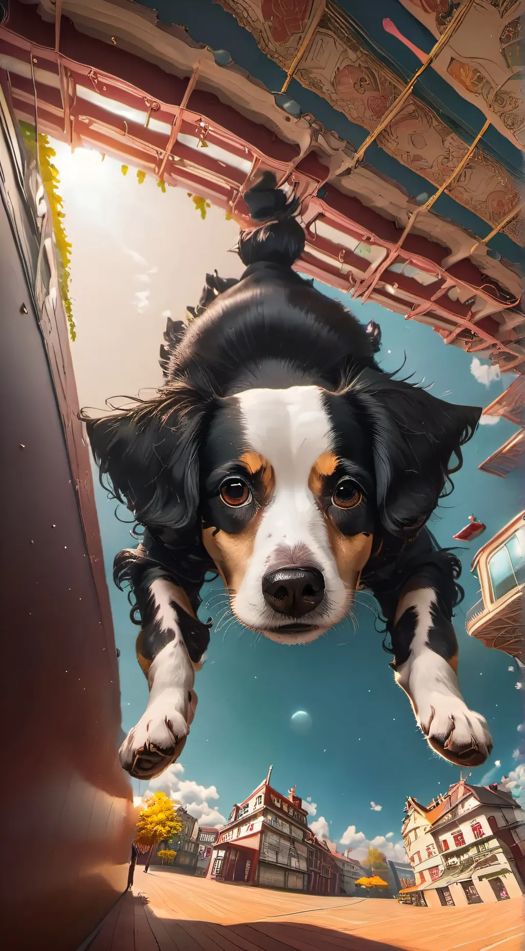 ai character: Lilac background