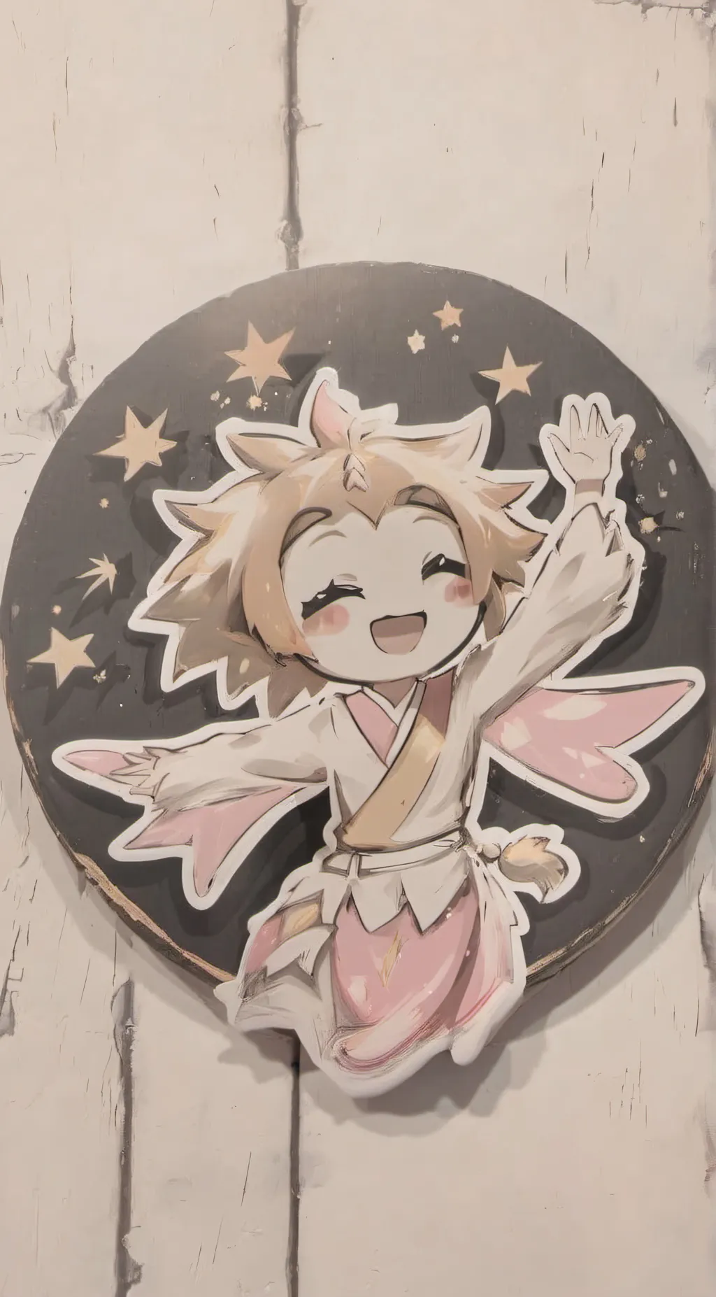 ai character: Sun background