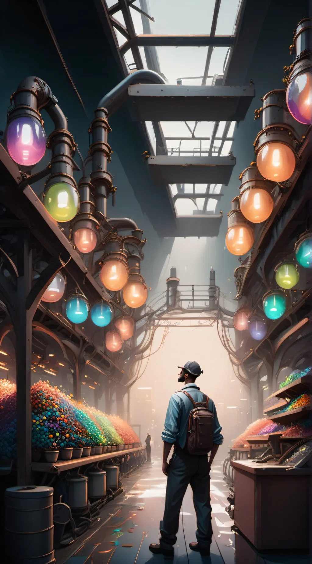 ai character: Rf welcome home  background