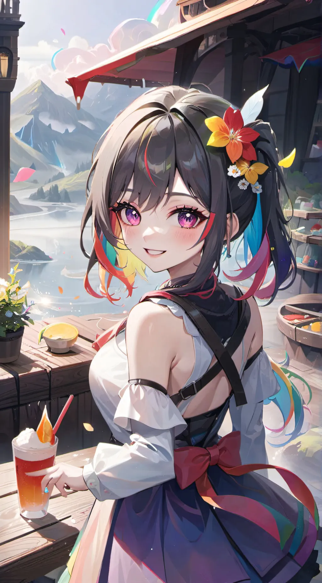 ai character: mha sport festival background