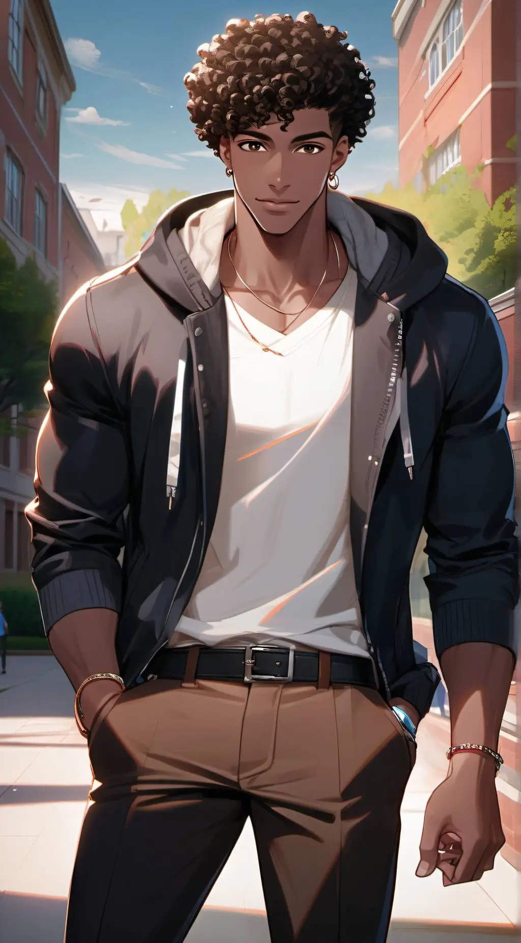 ai character: Zen background