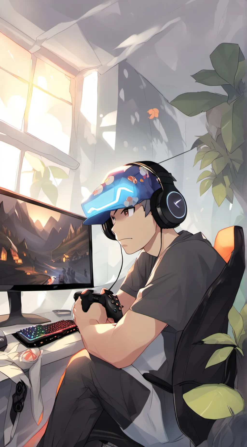 ai character: brother background