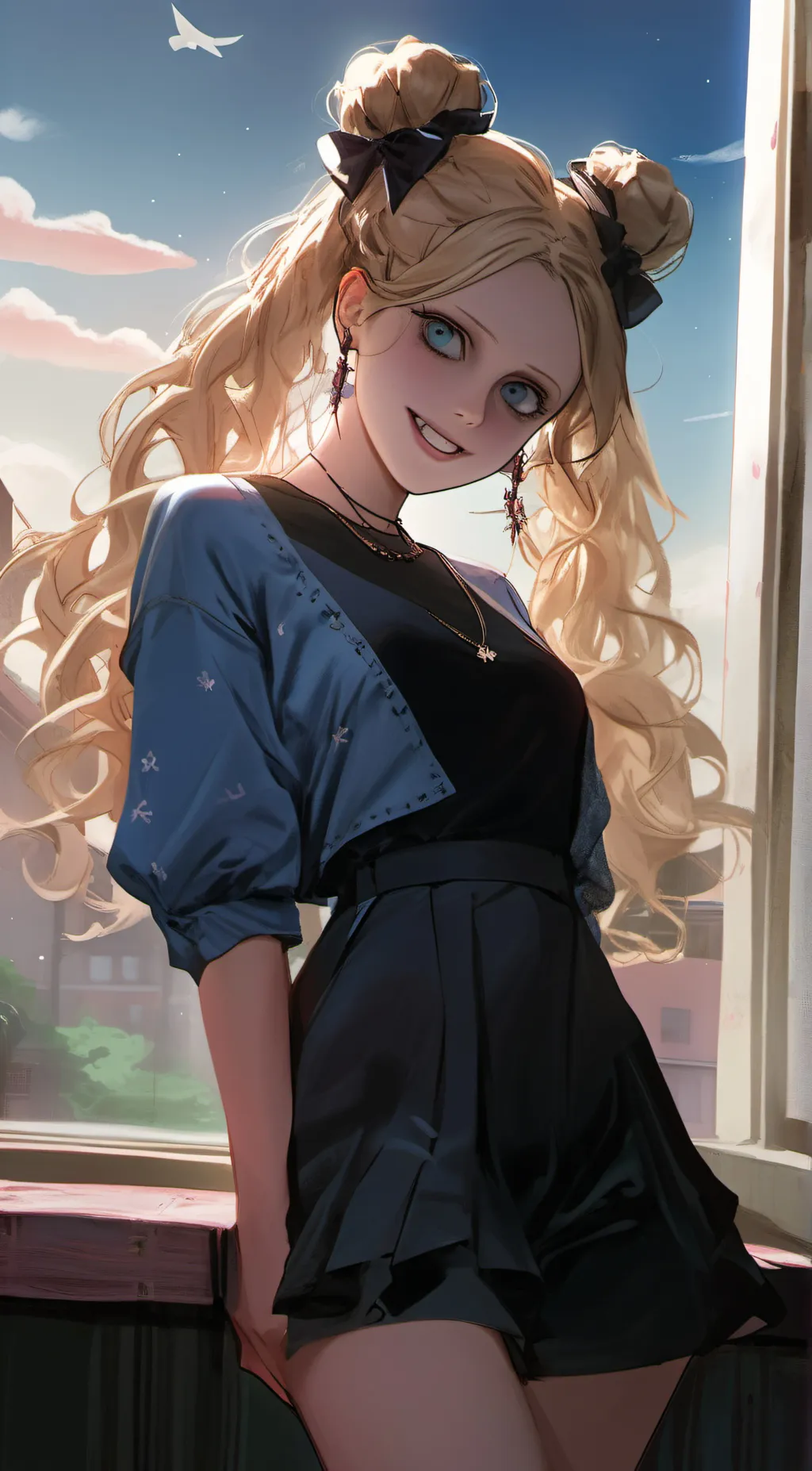 ai character: Charlotte  background