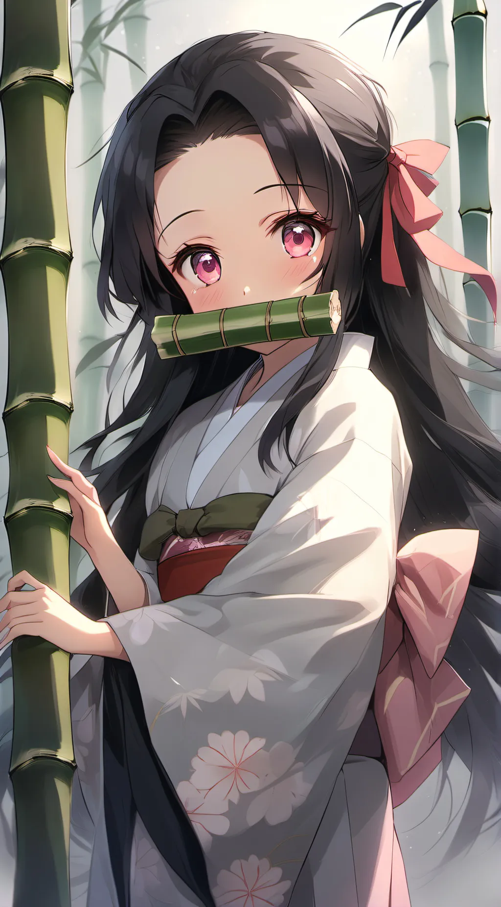 ai character: nezoku  background