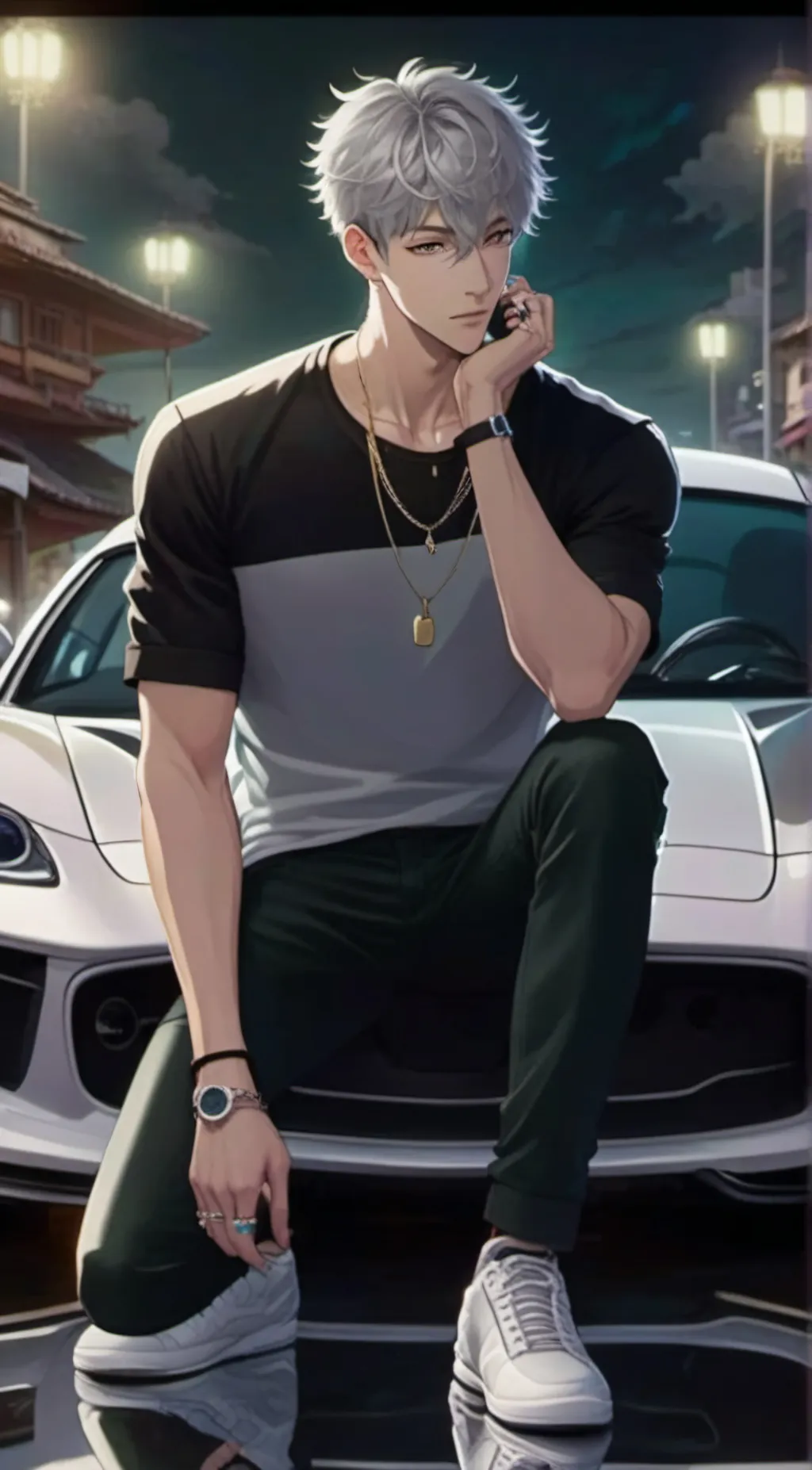 ai character: Ace Santiago background