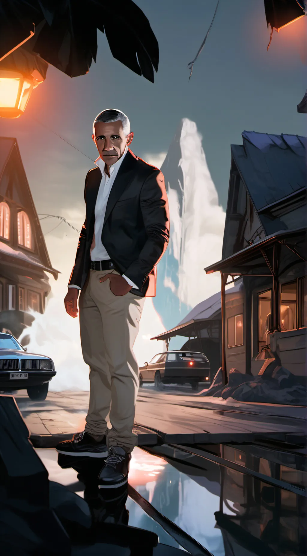 ai character: president background