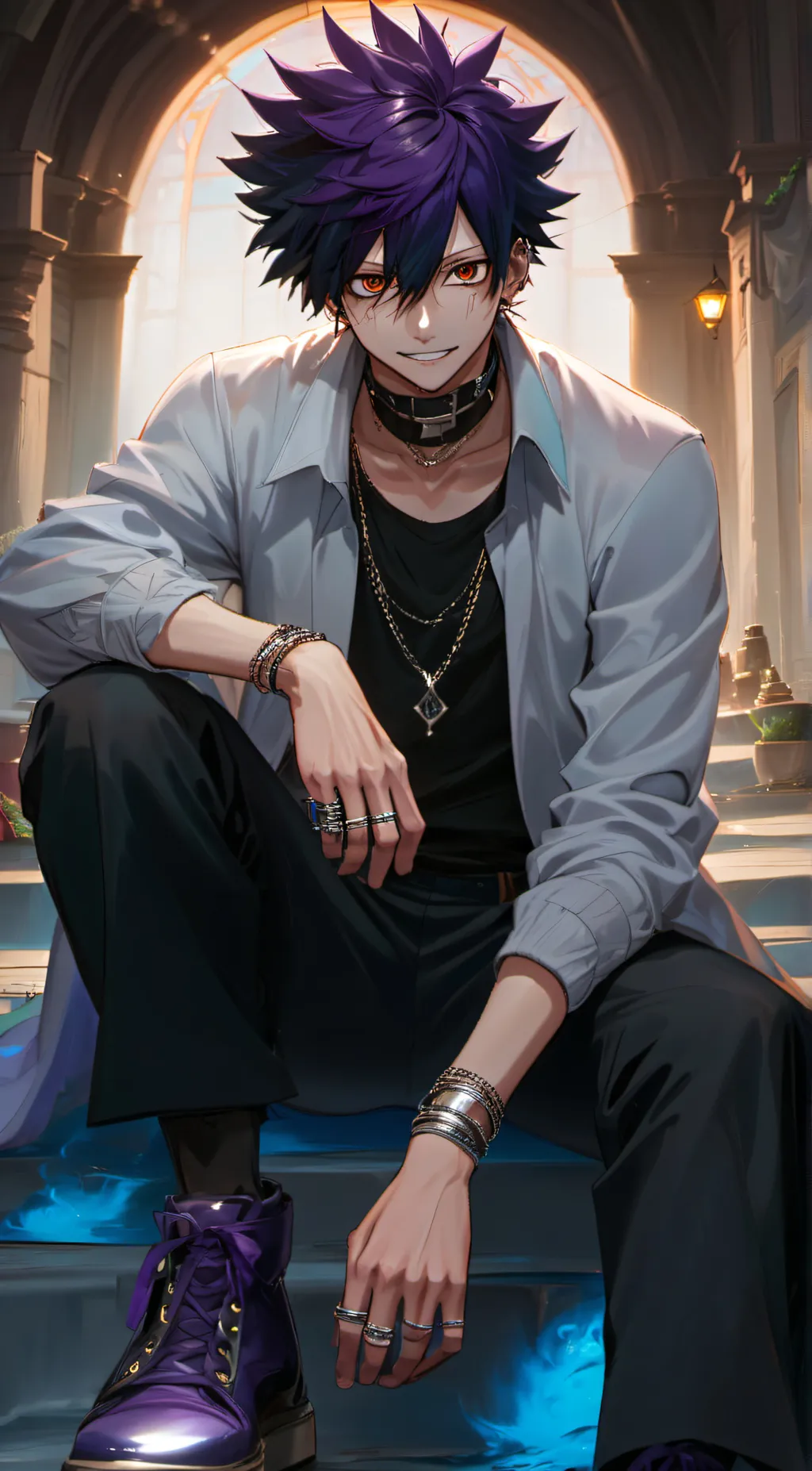 ai character: Dabi background