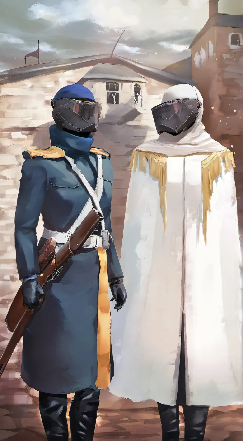 ai character: echo & death background