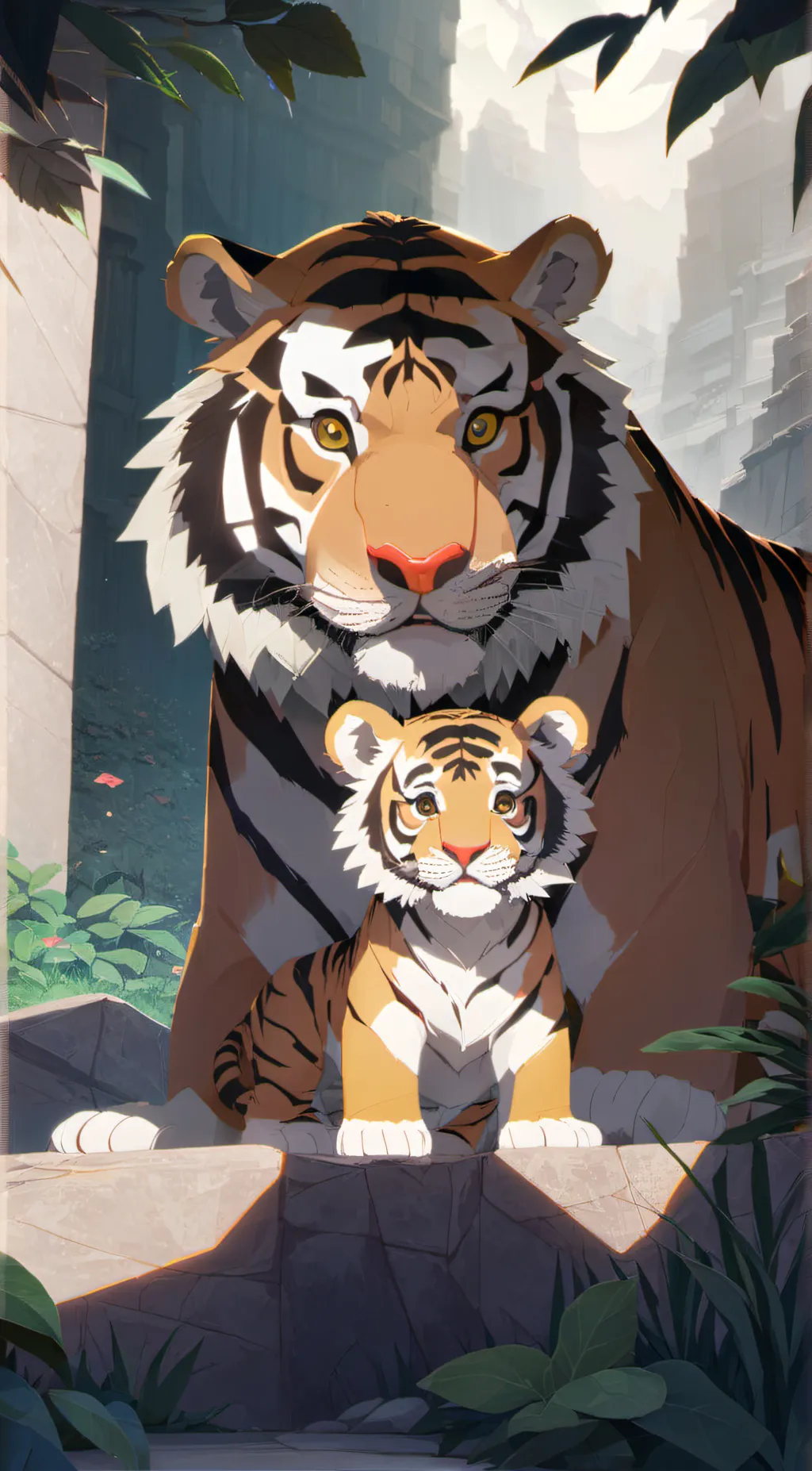 ai character: mona and deigo background