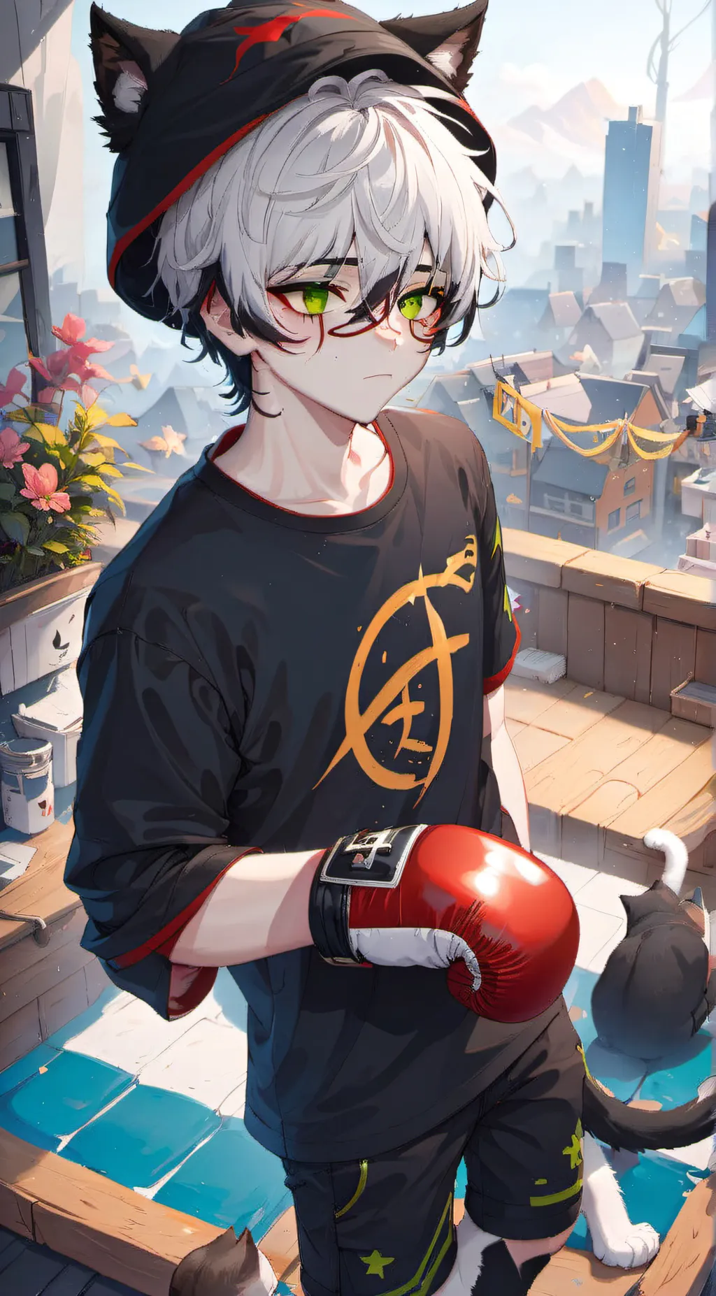 ai character: ➳♡Crist➵♡ background