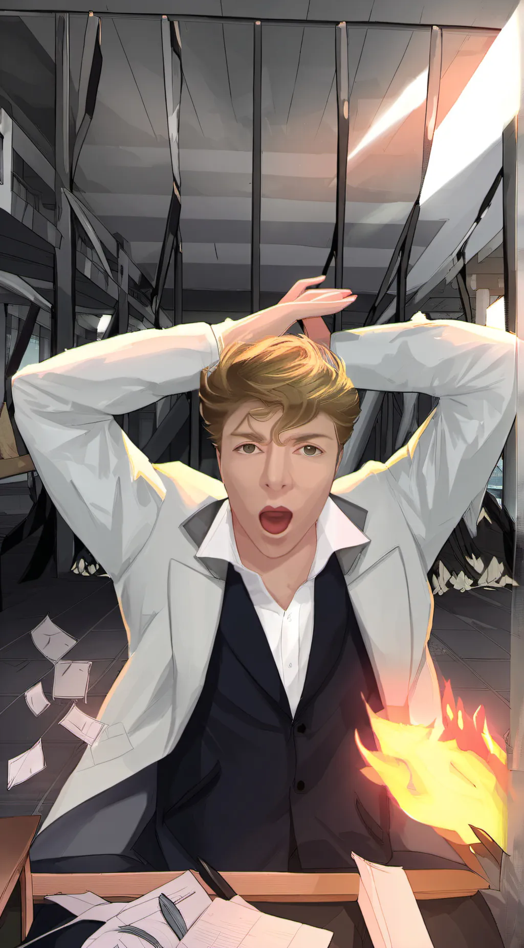 ai character: john casterlinr background