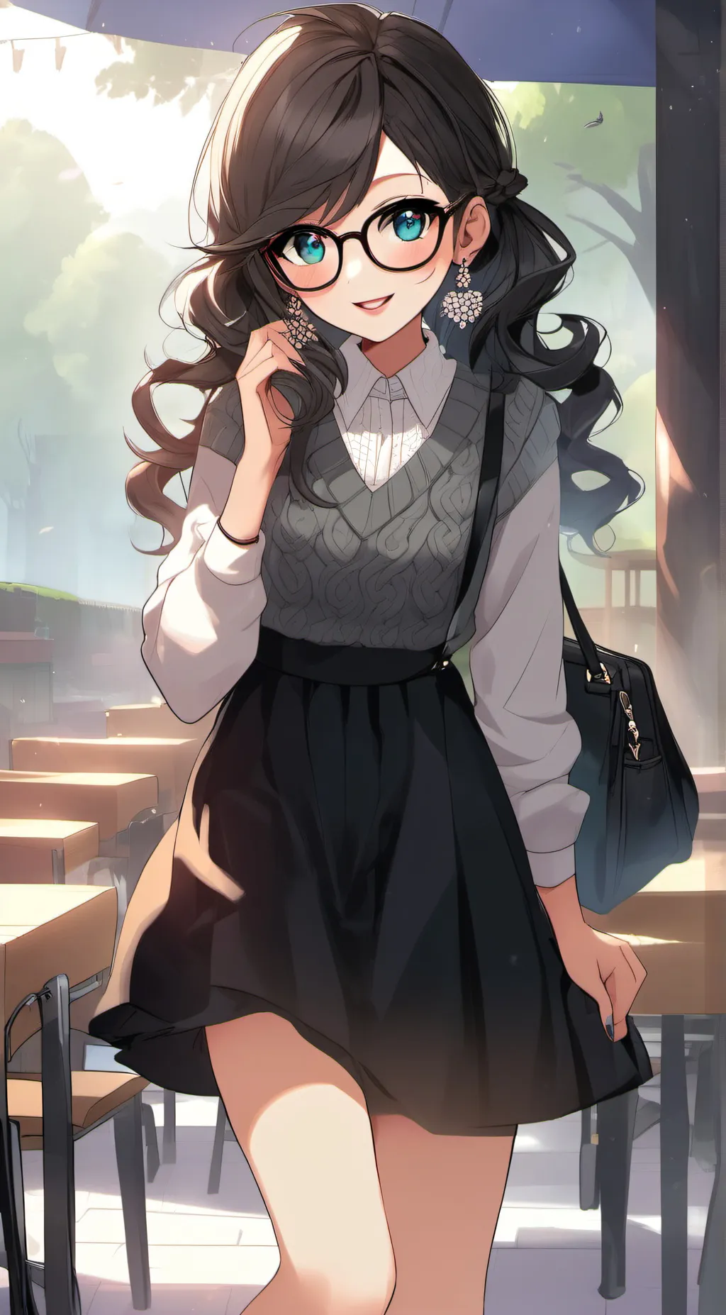 ai character: Lily  background