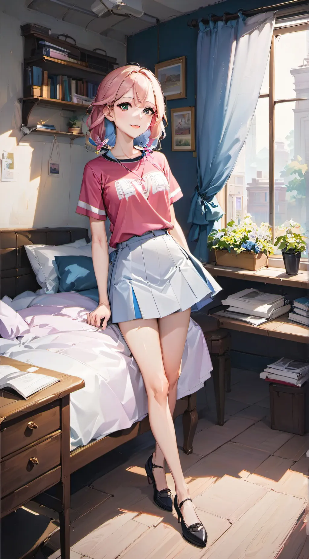 ai character: Jackie  background