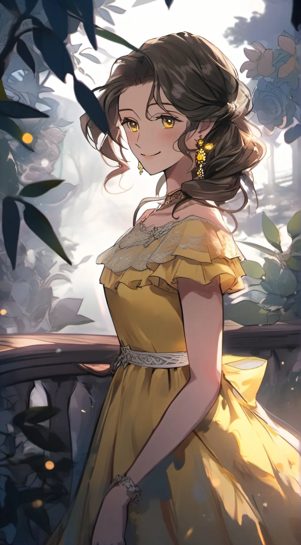 ai character: Anne boylen  background