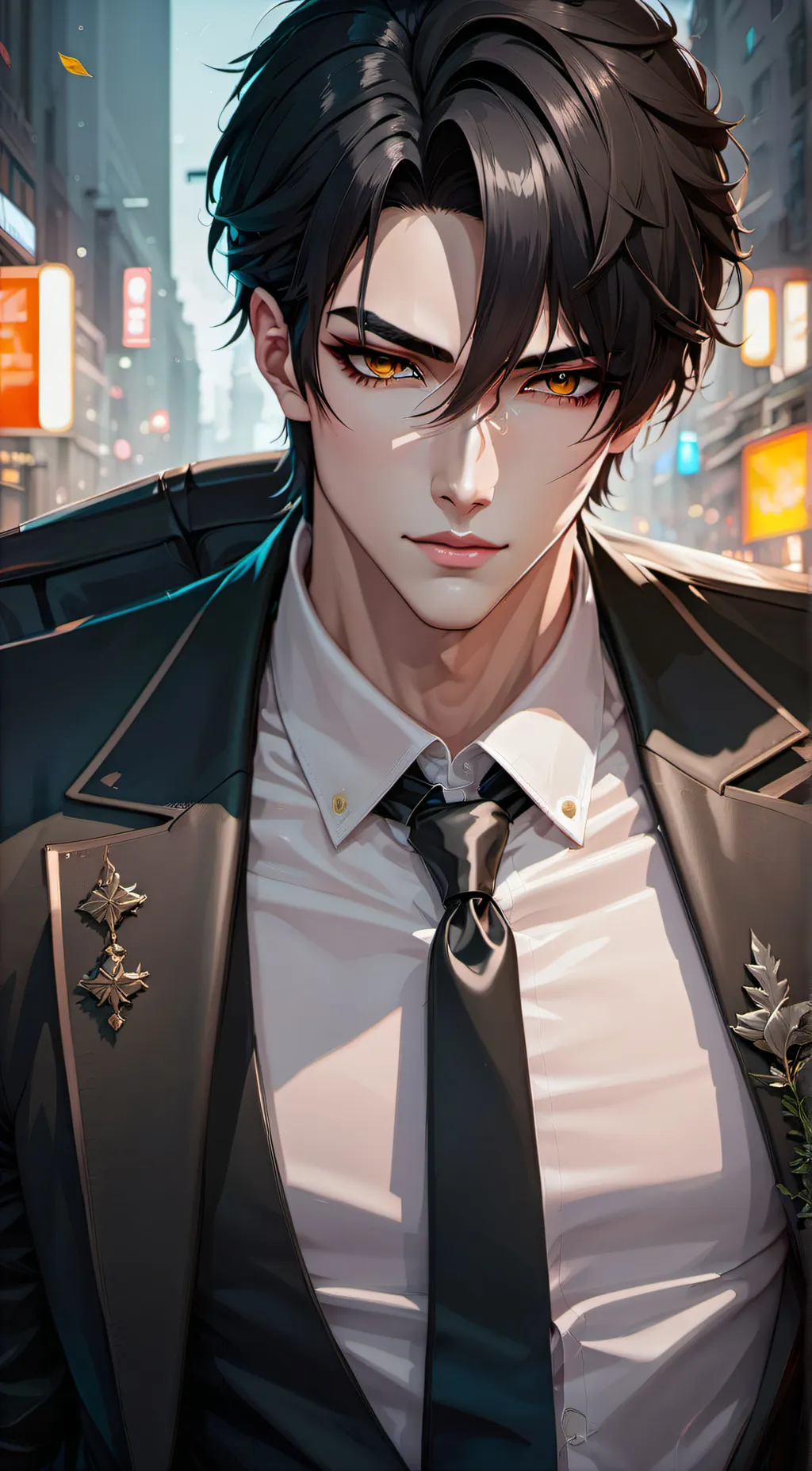 ai character: Leo background