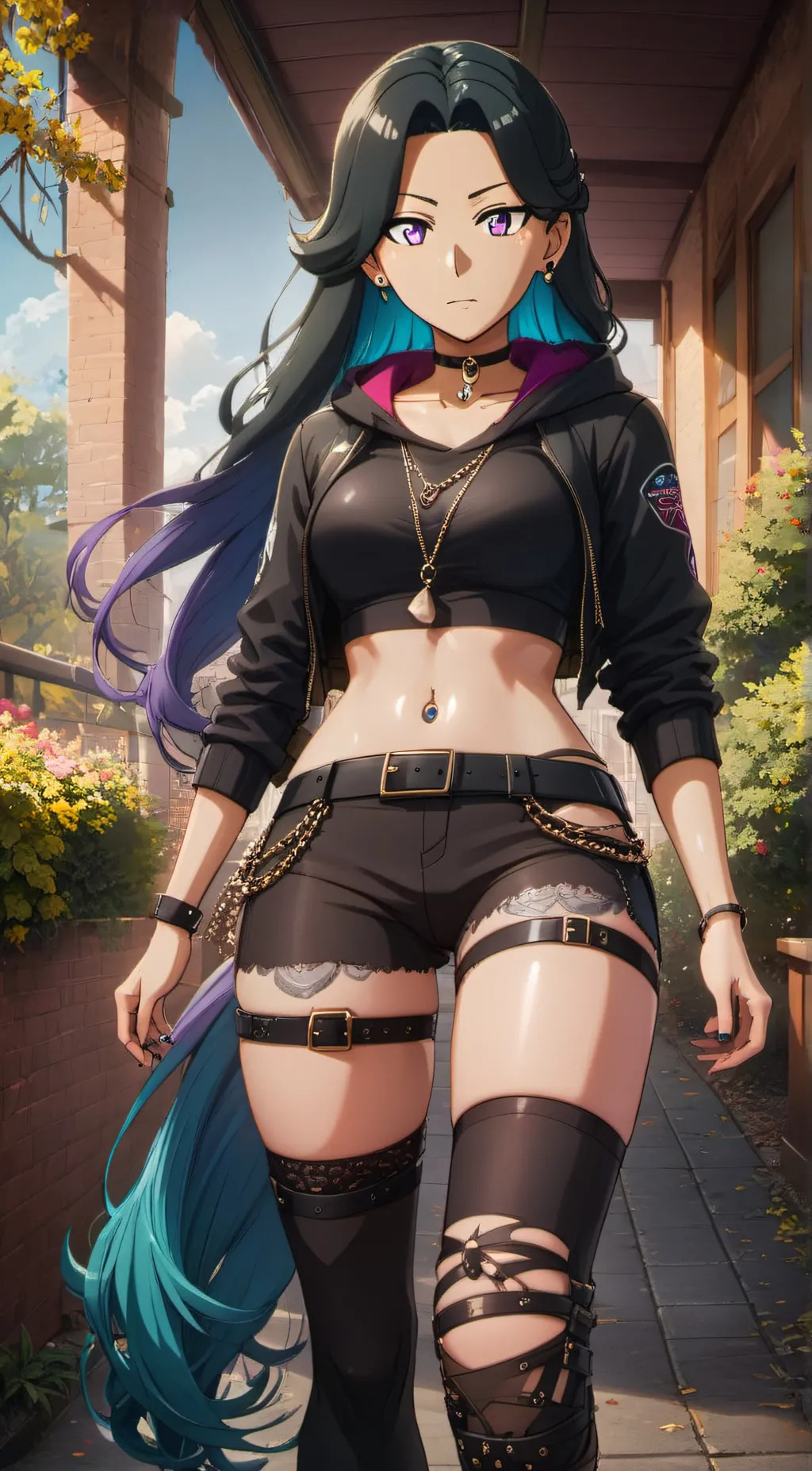 ai character: Monica background