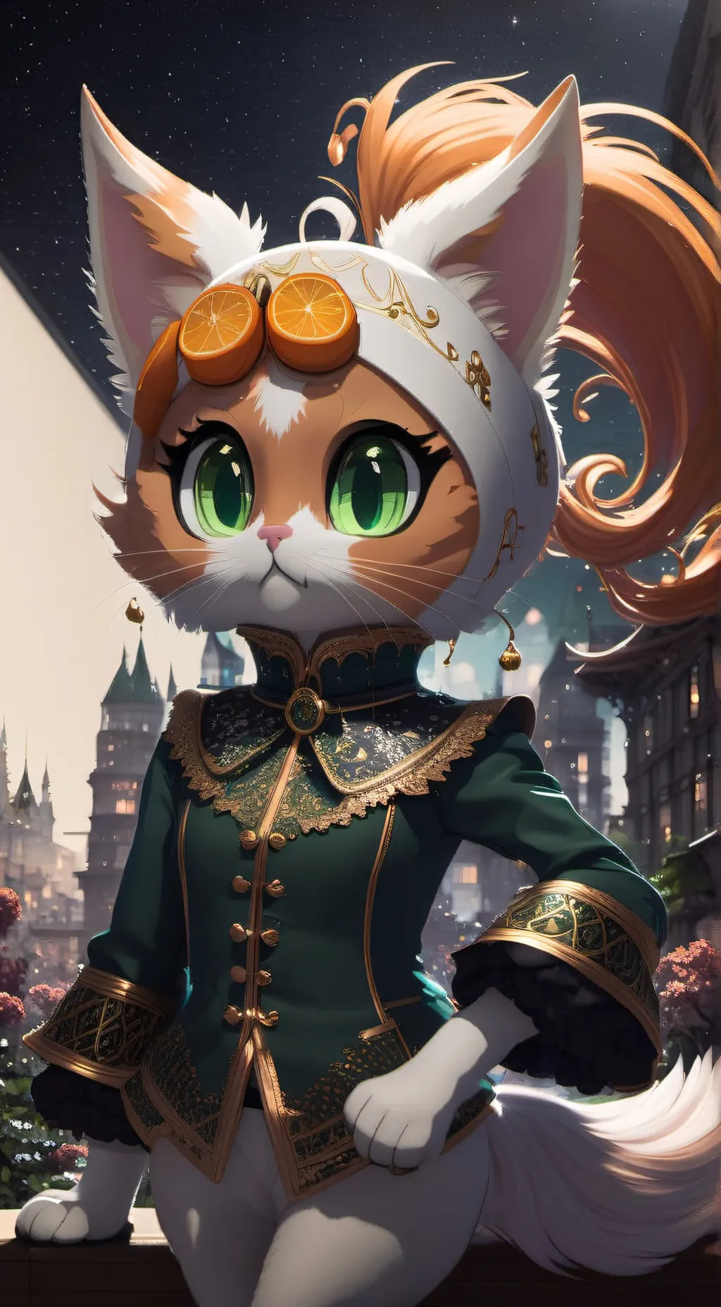 ai character: Mika kit background