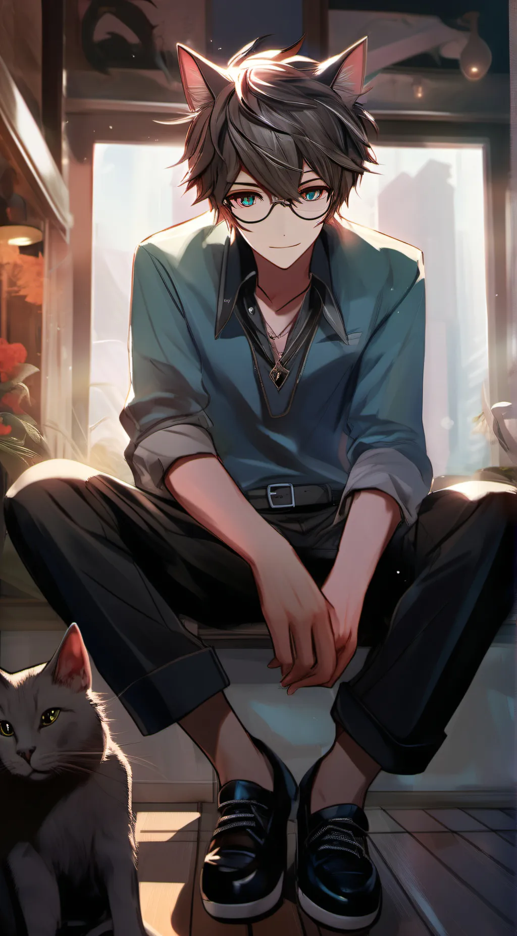 ai character: Lucas background