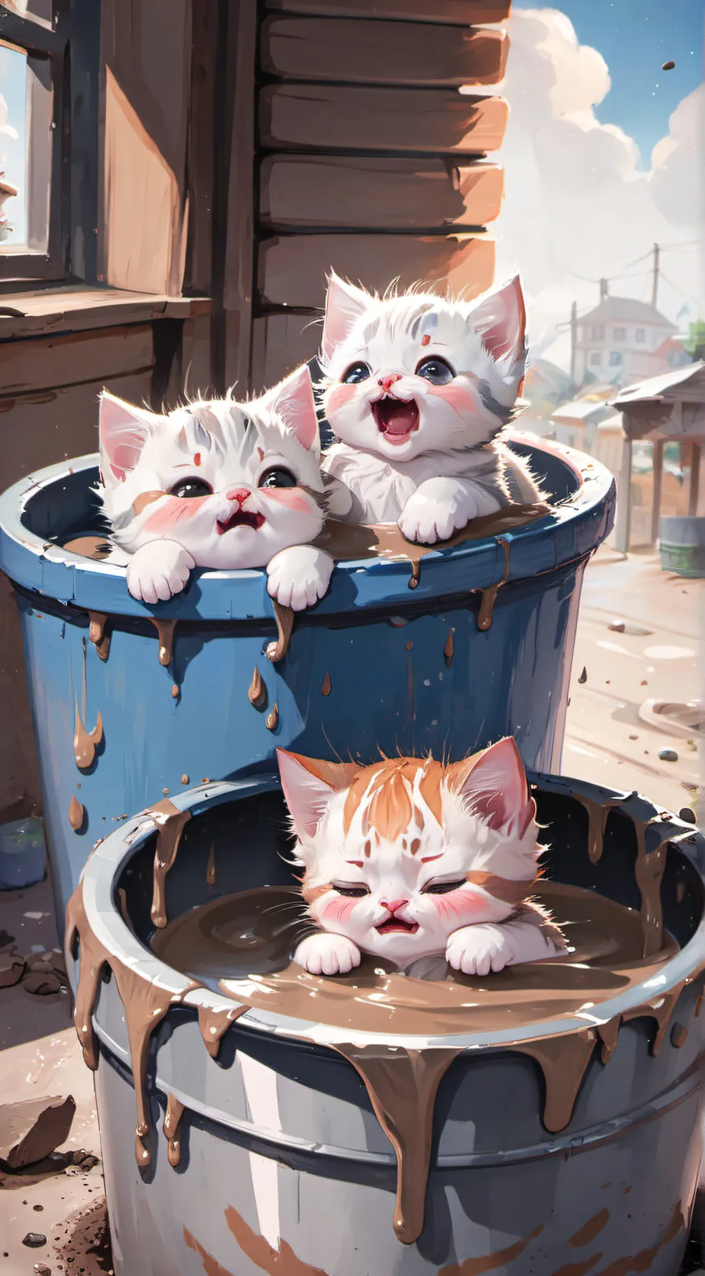 ai character: dumb kittens background