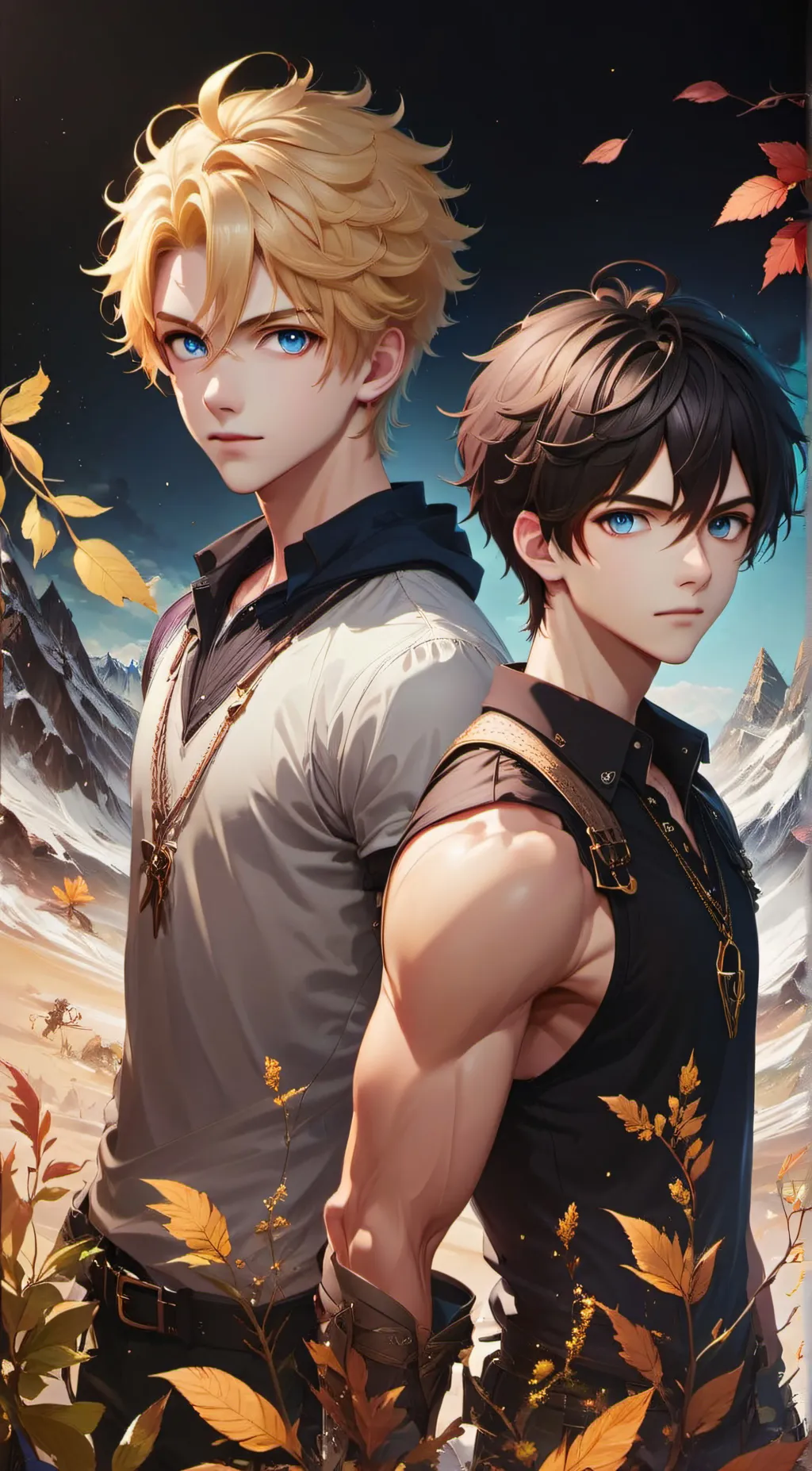 ai character: Henry and zack background