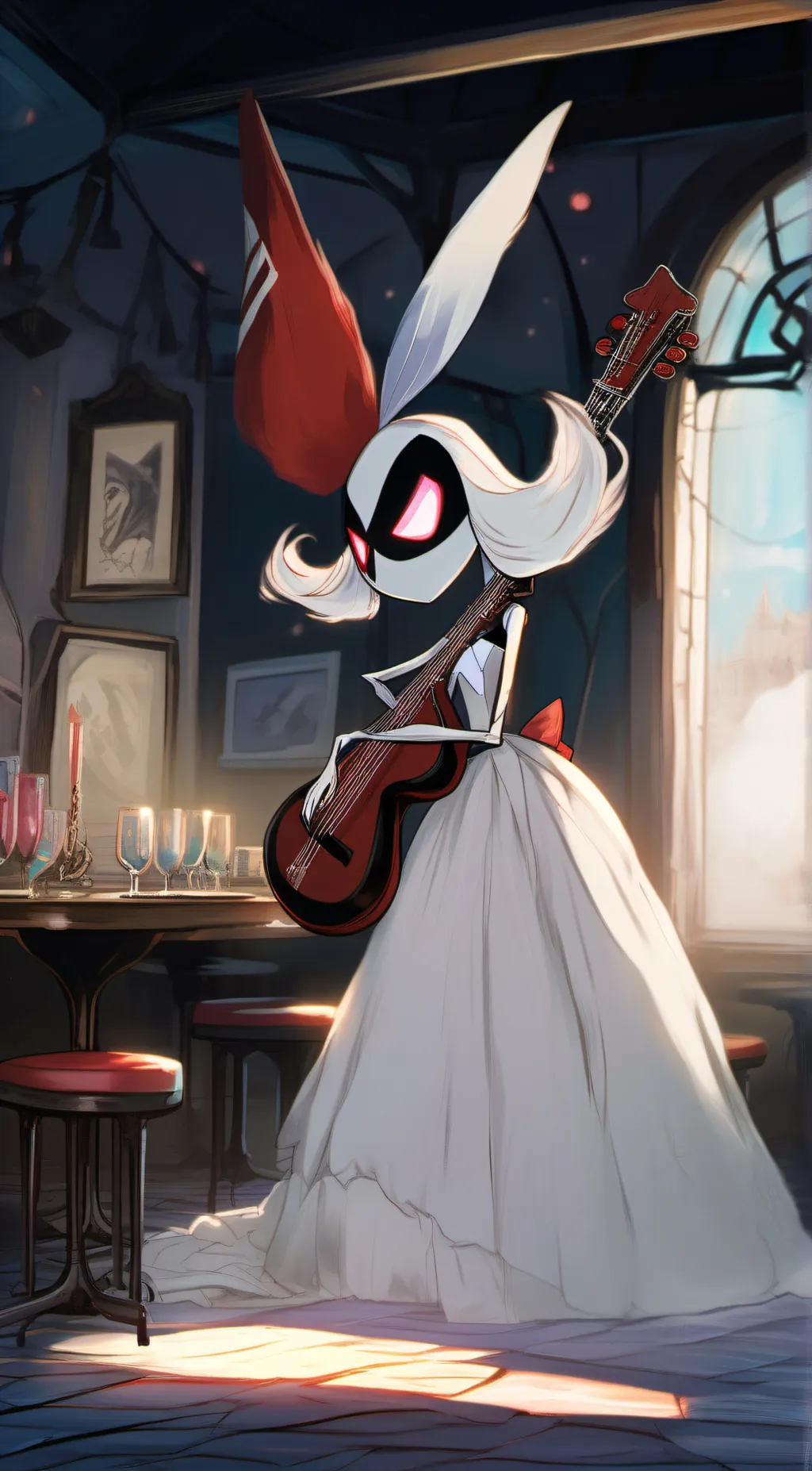 ai character: Lutes  background