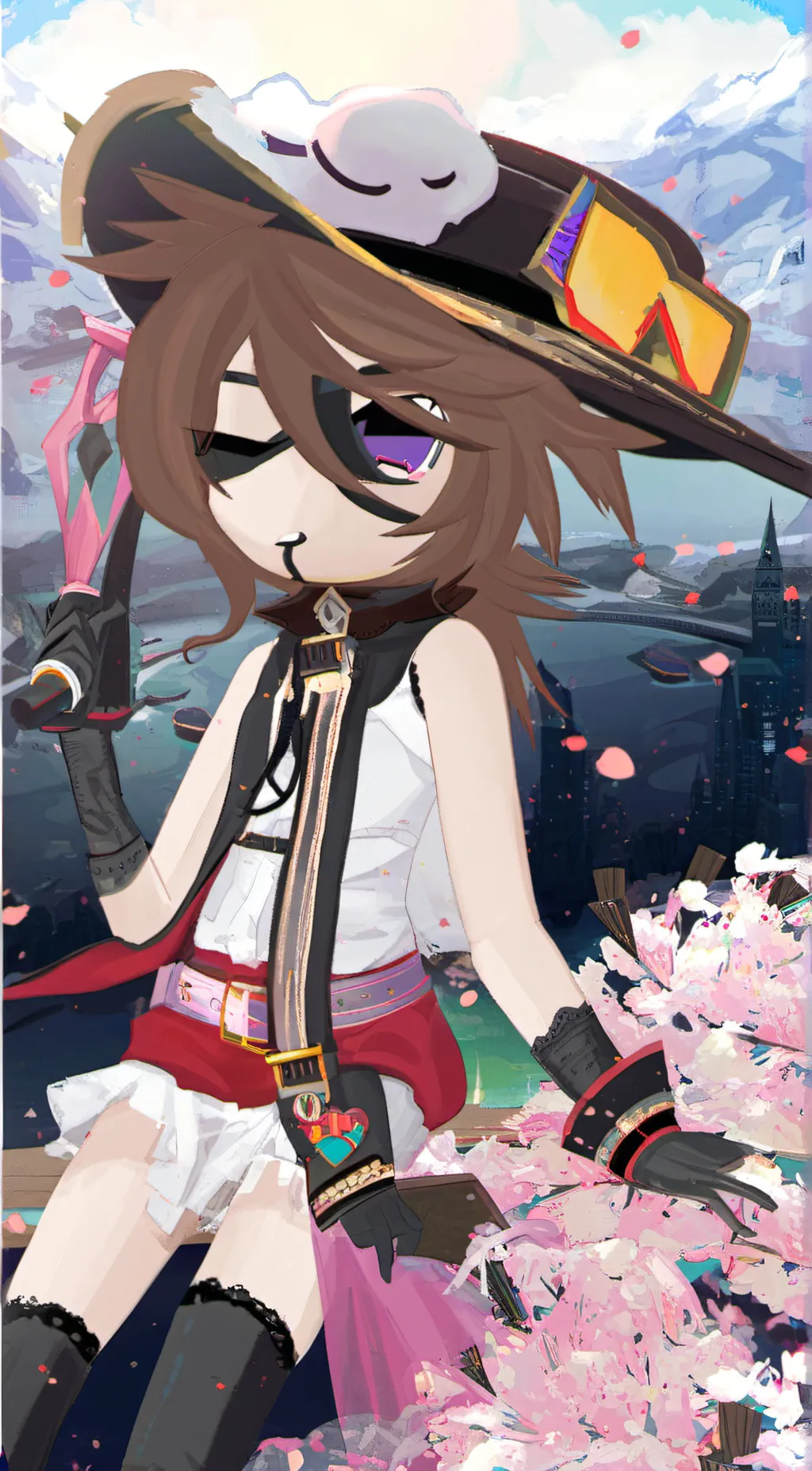 ai character: Mha+fnaf background