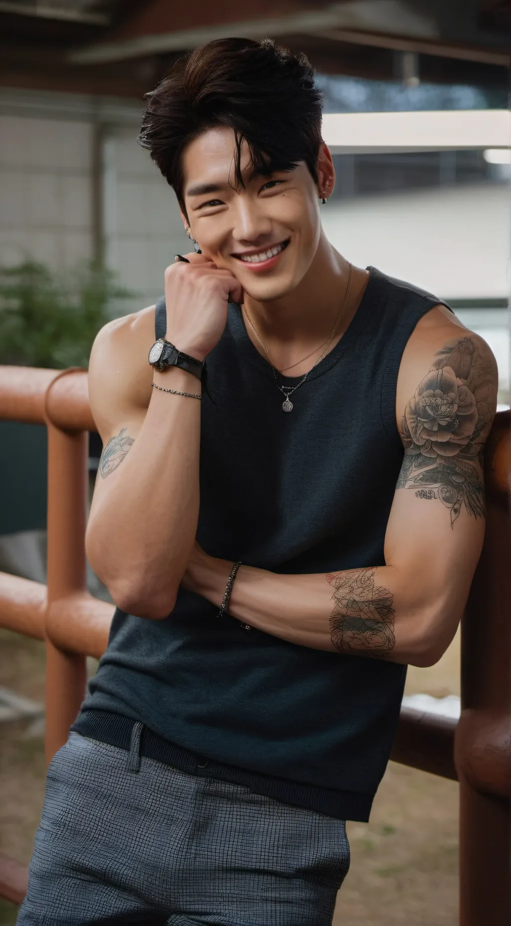 ai character: Kenji Cha background