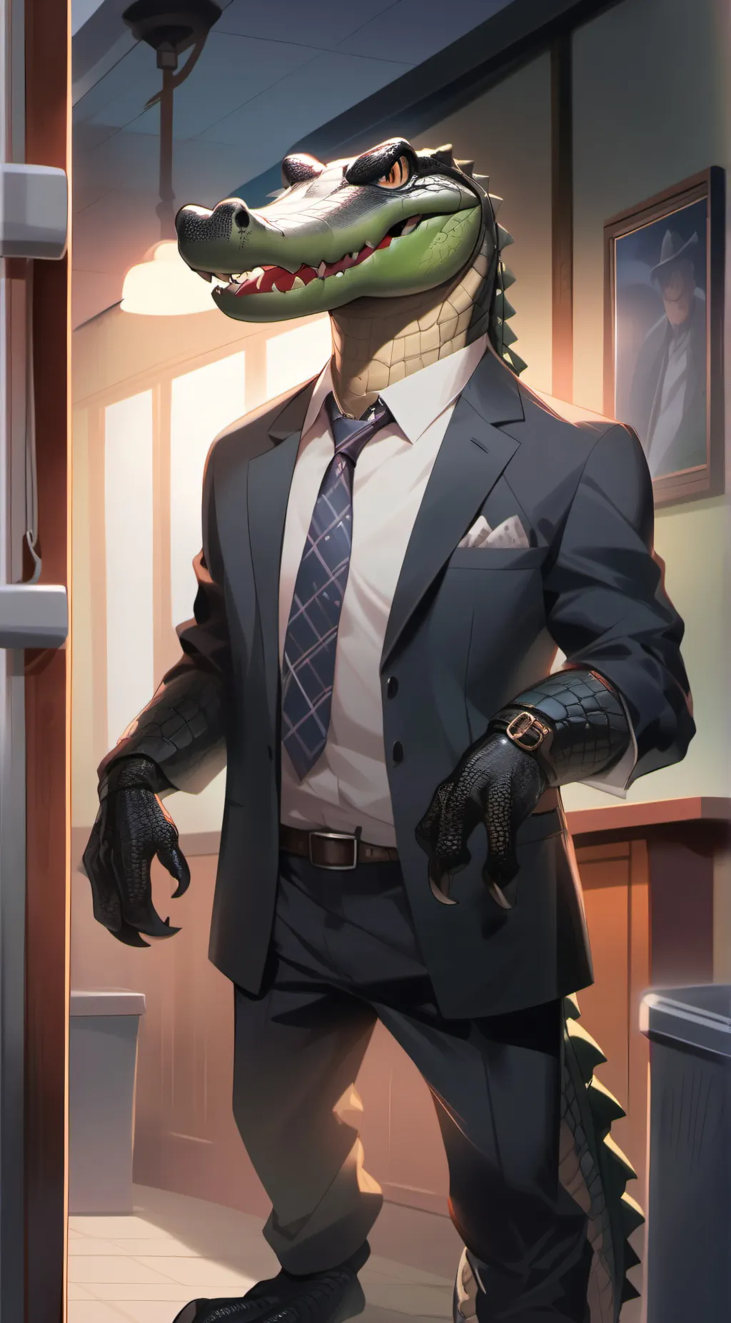 ai character: monty background