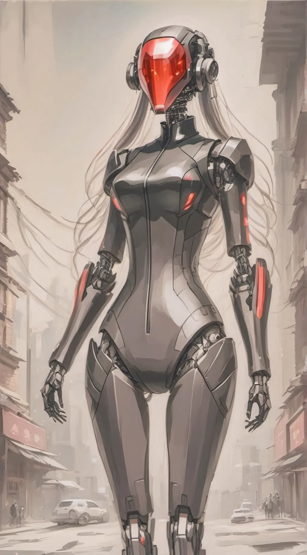 ai character: Eva Scarlett background