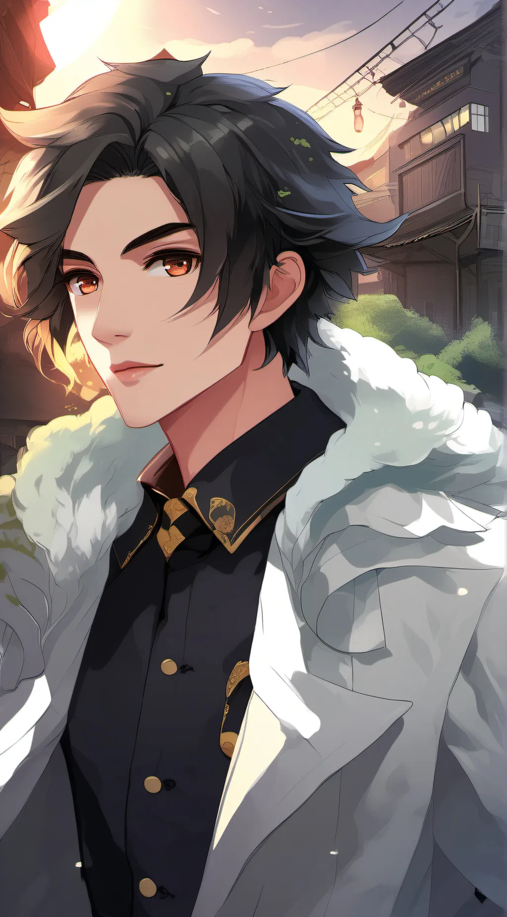 ai character: very nice boy 💖 background