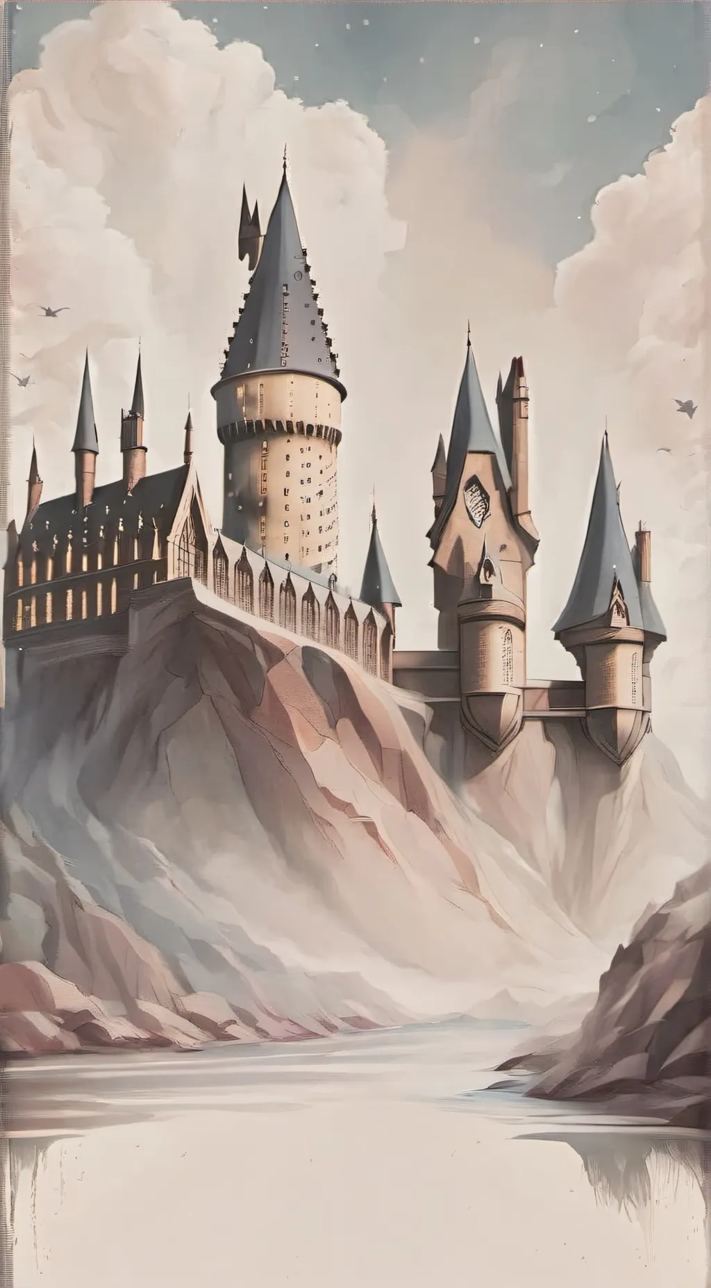 ai character: Hogwarts background